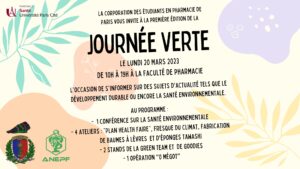 Journée verte @ Faculté de Pharmacie de Paris