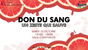 Don du sang @ Salle de convivialité - Faculté de Pharmacie de Paris