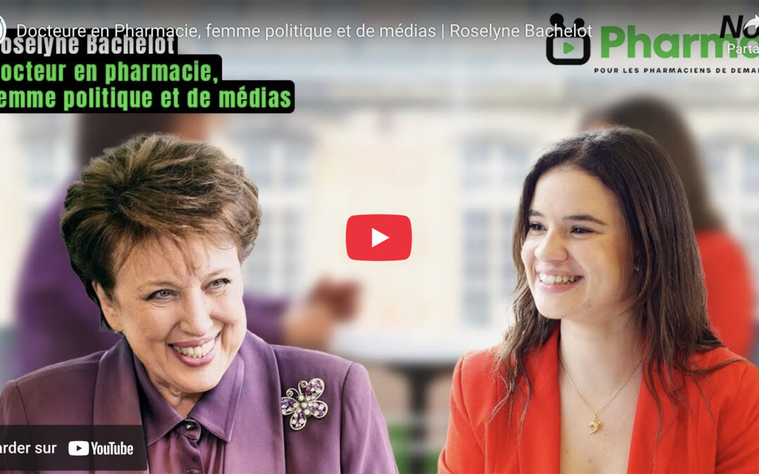 Roselyne Bachelot, Docteure en Pharmacie, femme politique et de médias